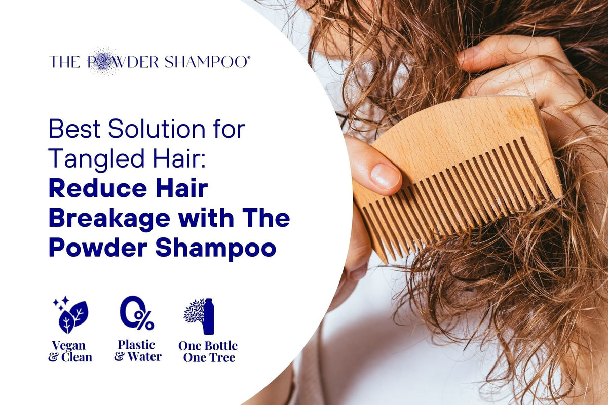 Best Solution for Tangled Hair: Reduce Hair Breakage with The Powder Shampoo