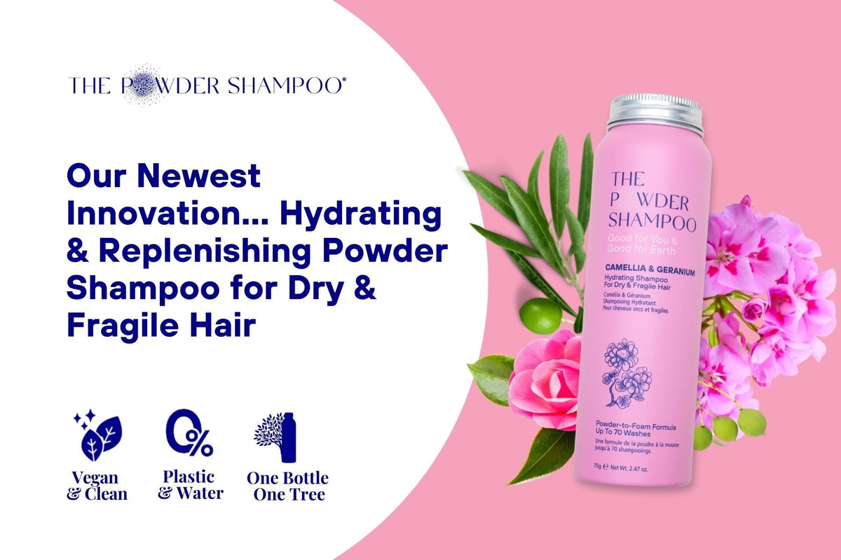 Our Newest Innovation… Hydrating & Replenishing Powder Shampoo for Dry & Fragile Hair