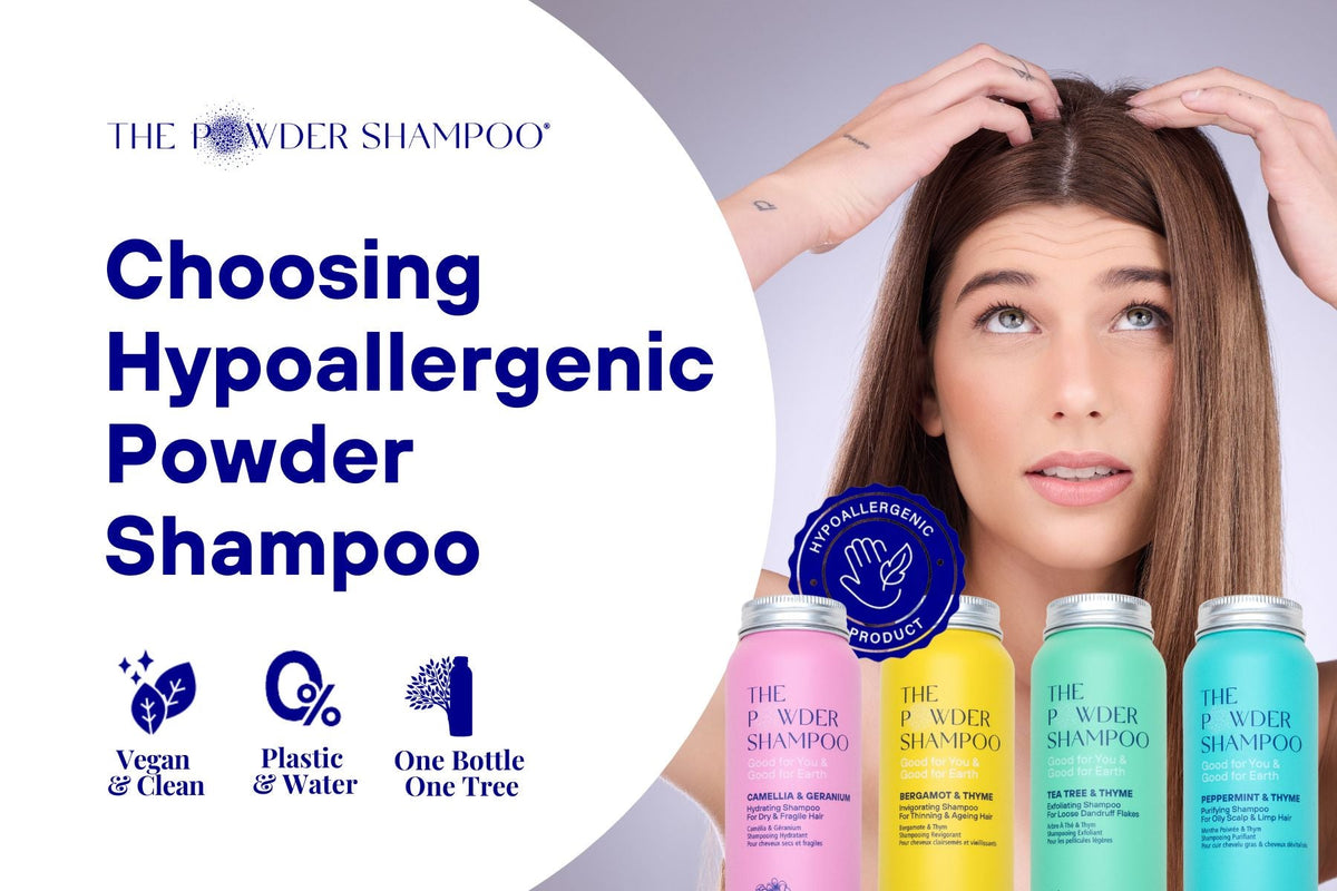 Navigating Allergies: Choosing Hypoallergenic Powder Shampoo