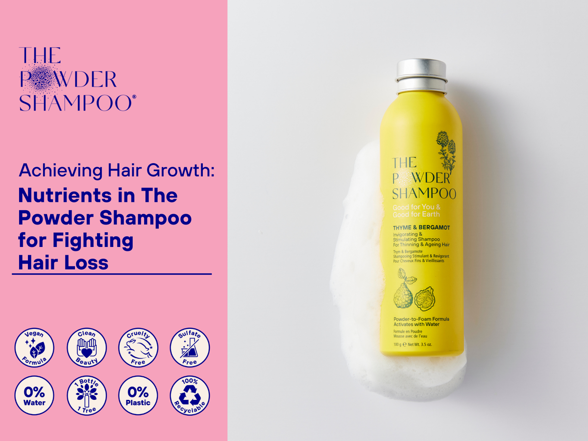 Achieving Hair Growth: Nutrients in The Powder Shampoo for Fighting Hair Loss