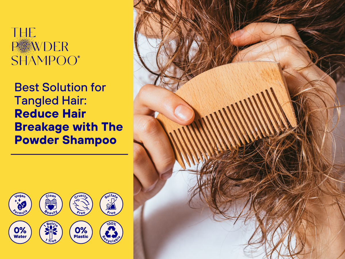 Best Solution for Tangled Hair: Reduce Hair Breakage with The Powder Shampoo