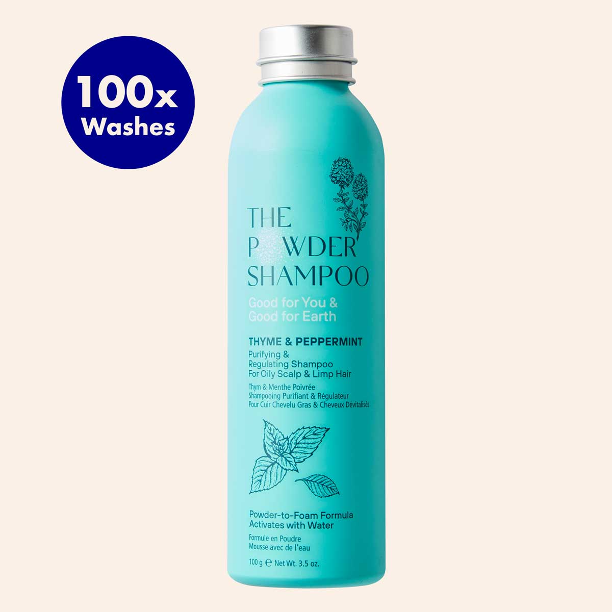 Shampoing
purifiant & régulateur pour cuir chevelu gras & cheveux mous