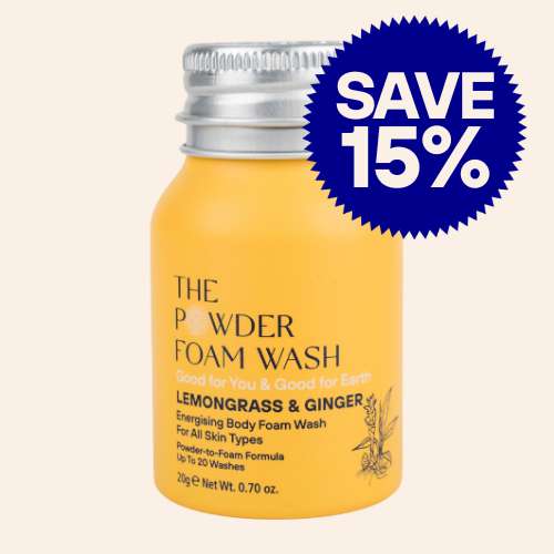 Energising Body Foam Wash For All Skin Types Lemongrass & Turmeric