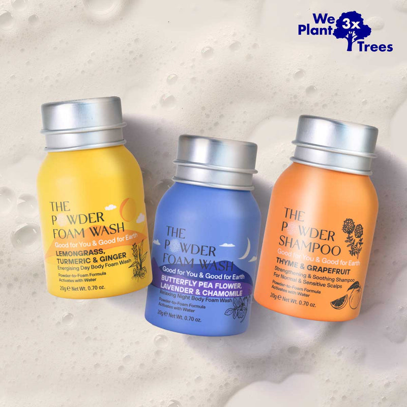 Sustainable Shower Routine Trial Bundle (3 x 20g / 0.7oz)