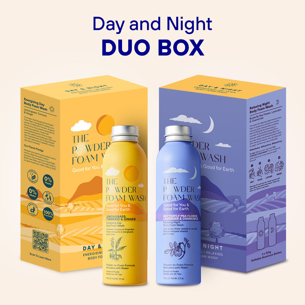 Energising & Relaxing Body Foam Wash Duo Set (2x 100g)