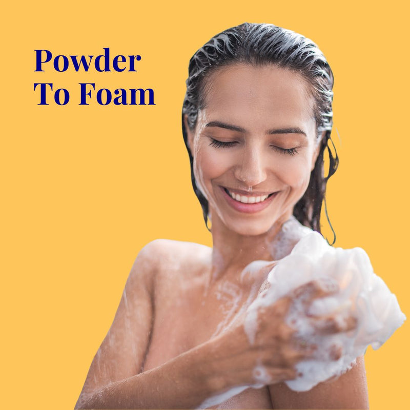 Energising Body Foam Wash For All Skin Types Lemongrass & Turmeric 100g / 3.5oz