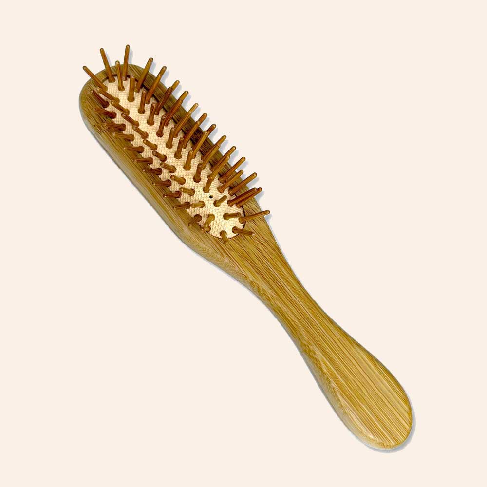 Oval Bamboo Hair Brush (Small)