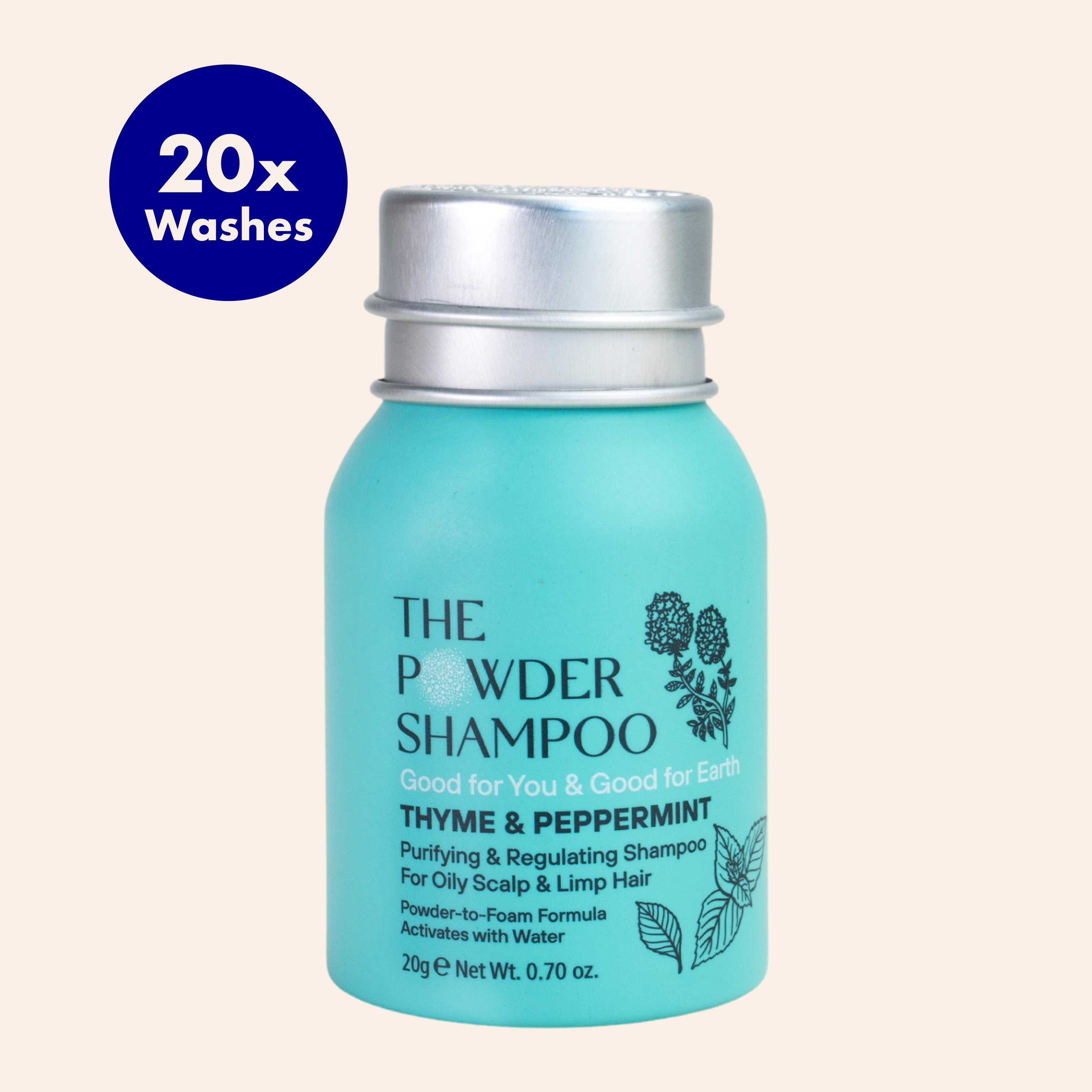 Purifying & Regulating Powder Shampoo For Oily Scalp & Limp Hair