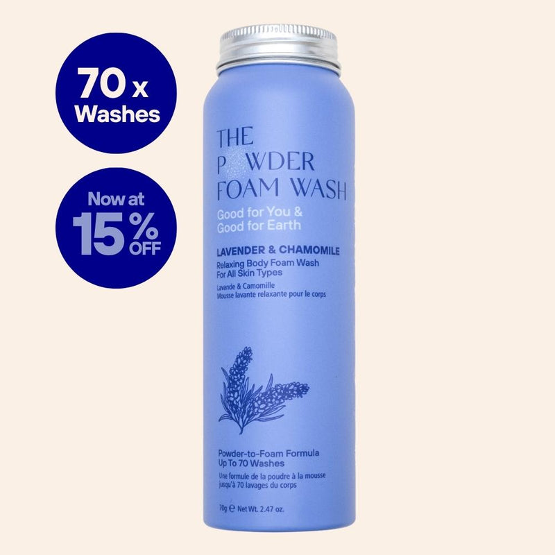 Relaxing Body Foam Wash For All Skin Types Lavender & Chamomile  70g / 2.47oz