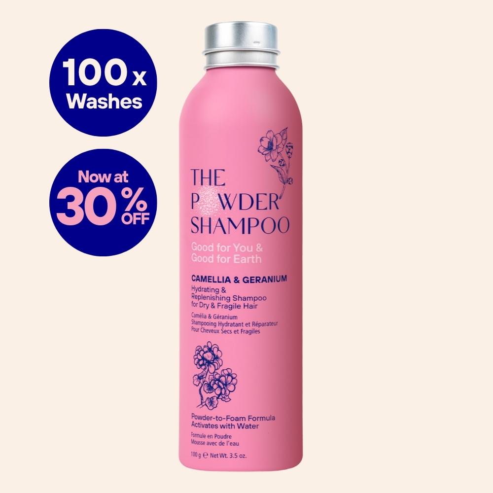 Shampooing Hydratant Pour Cheveux Secs & Fragiles Camélia & Géranium 100g/3,5oz