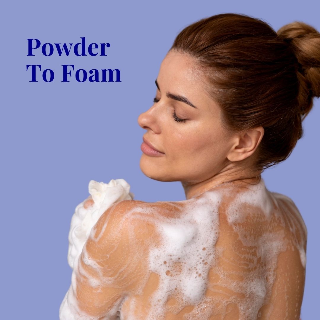 Relaxing Body Foam Wash For All Skin Types Lavender & Chamomile Starter Kit (140x Washes)